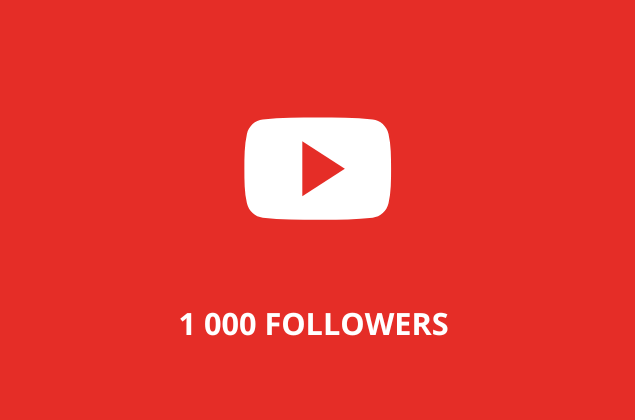 1 000 Abonnés YOUTUBE