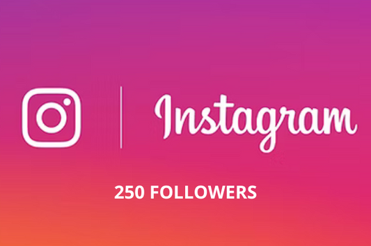 250 Abonnés INSTAGRAM