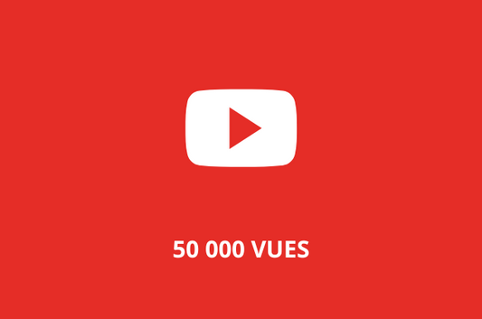 50 000 Vues YOUTUBE