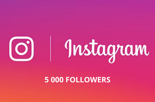 5 000 Abonnés INSTAGRAM