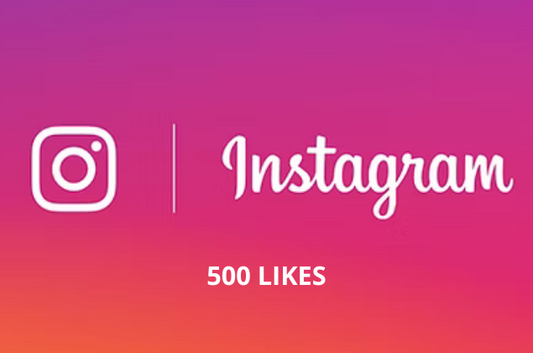 500 Likes INSTAGRAM